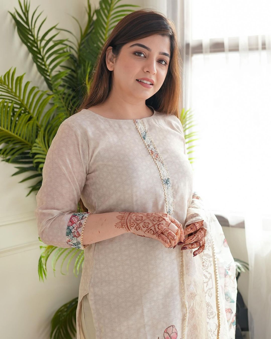 Libas Festival Special Party Wear 3 Piece Designer Kurti,Pent Dupatta Set