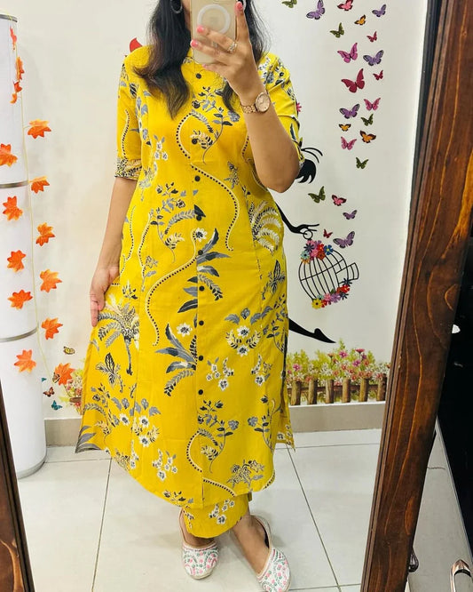 Summer Cotton Co-Ord Set For Women