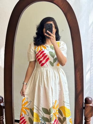 Libas Beautiful Prints Of Pure And Rich Soft Cotton Gown